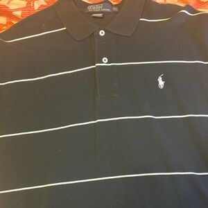 Polo by Ralph Lauren Navy Striped Polo Shirt